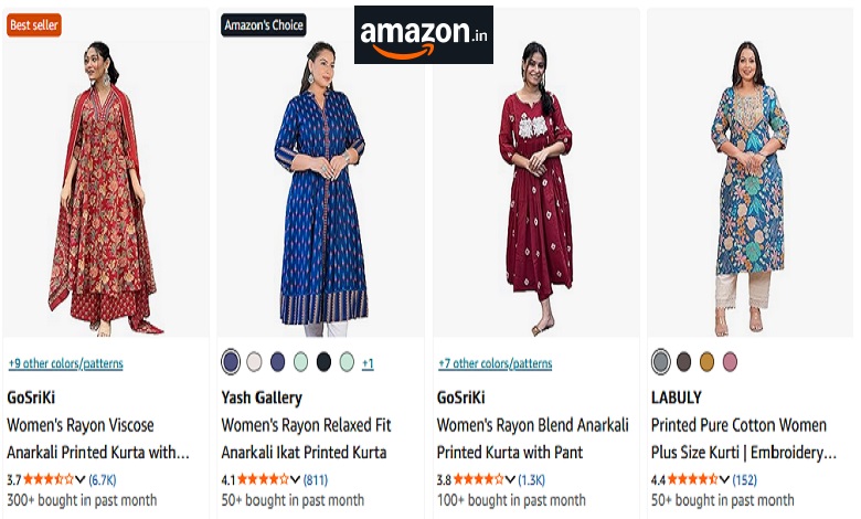 Amazon Plus Size Colletions